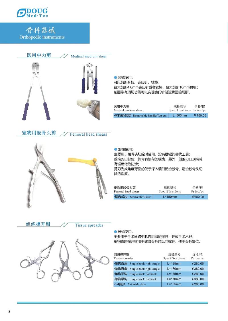 骨科器械行业的发展动态